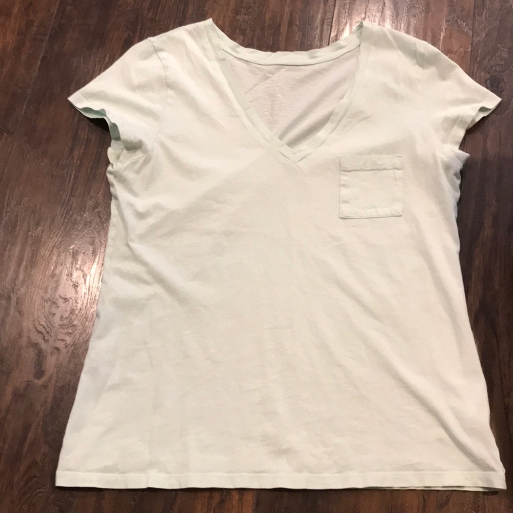 Mint gap medium vneck tee
